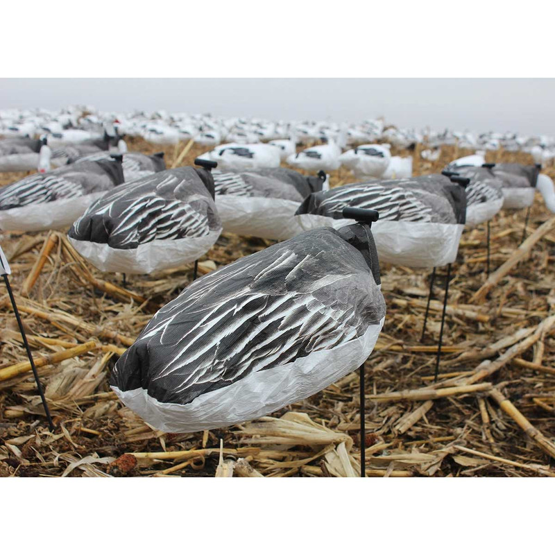 White Rock Headless Windsock Goose Decoys - 12 Pack in Blue Goose Item Style
